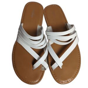 Summer Flip Flop Lot Size 10–11 Pink Glitter Gold Glitter White Sandals Floral